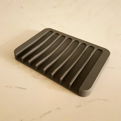 Silicone Soap Dish (White or Gray)