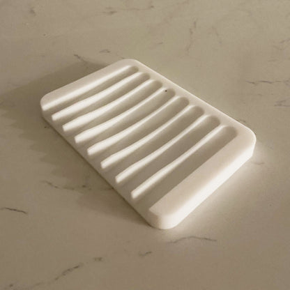Silicone Soap Dish (White or Gray)